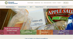 Desktop Screenshot of minneapolisparks.org